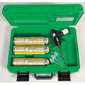 Spray Foam Sealant Kit, Foam Dispenser Application Method _, Green Case Kit, Yellow