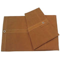 Standard Duty Tarp, 19 ft 6 in x 19 ft 6 in, 20 Mil, Brown, Cotton Canvas
