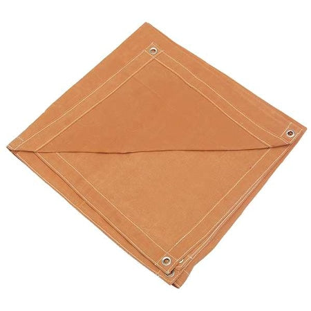 Standard Duty Tarp, 7 ft 6 in x 15 ft 6 in, 20 Mil, Tan, Cotton Canvas