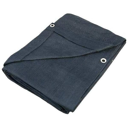 Standard Duty Tarp, 12 x 16 ft, 10 Mil, Black, Polyethylene