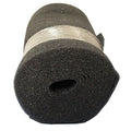 24 in x 25 ft x 1/4 in Foam Air Filter Roll, Less Than 5 MERV, Black (Formerly Air Handler)