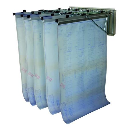 Pivot Wall Rack, Requires 12 Clamps, Sheet Capacity 1200