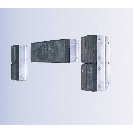 Dock Bumper, 10x4-1/2x14-3/4 In., Rubber