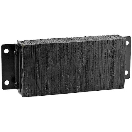 Dock Bumper, 10x4-1/2x27 In., Rubber