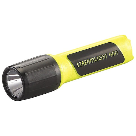4AA ProPolymer Lux Handheld Flashlight, Yellow, Industrial, 100 lm
