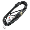 Power Cord, 5-15P, SJT, 15 ft., Blk, 13A, 16/3