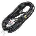 Power Cord, 5-15P, SJT, 25 ft., Blk, 15A, 14/3