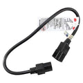 Power Cord, IEC C14, SJT, 1.5 ft., 10A, 16/3