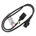 Power Cord, IEC C14, SJT, 3 ft., Blk, 10A, 16/3
