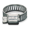 Worm Gear Hose Clamp, 5 in - 7/8 in, 300 Stainless Steel, 6 SAE Number, PK10
