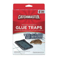 Mouse & Insect Glue Trap, 6 in W x 3-1/2 in H, Non-Toxic, PK 4