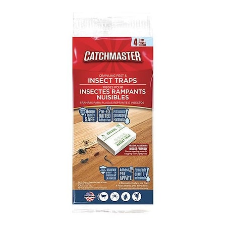Glue Trap, 7 In. L, 3-1/2 In. W, PK4