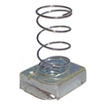 Channel Spring Nut, 5/8 In, Silver, PK25