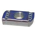Channel Springless Nut, 1/4In, Silver, PK25
