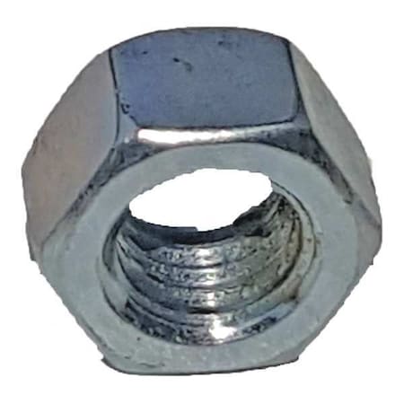 Channel Hex Nut, 3/8 In, Silver, PK25