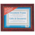 Leatherette Frame, 8.5x11 Burgundy,PK2