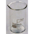 Beaker, Low Form, Glass, 5mL, PK12