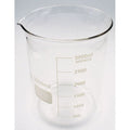 Beaker, Low Form, Glass, 3000mL, PK4