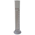 Graduated Cylinder, 250mL, Glass, Clear, PK6