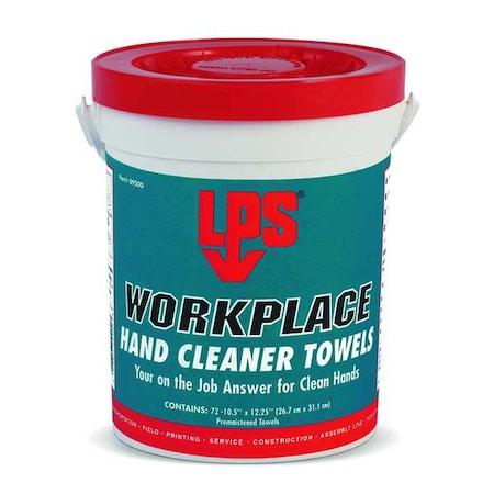 WorkPlace Hand Cleaner Towels,10-1/2 In.