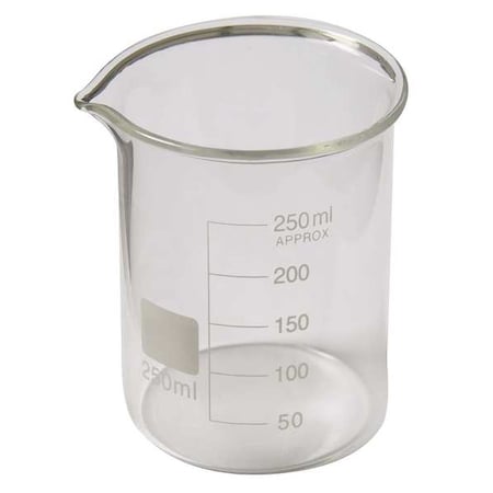 Beaker, Tall Form, Glass, 100mL, PK12