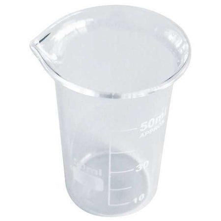 Beaker, Tall Form, Glass, 50mL, PK12 (Formerly Lab Safety Supply)