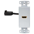 Video Wall Plate and Jack, HDMI, White