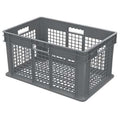 Vented & Stackable Straight Wall Storage Container, 20 gal, 23-3/4 in L x 15-3/4 in W x 12-1/4 in H