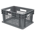 Vented & Stackable Straight Wall Storage Container, 6.7 gal, 15-3/4 in L x 11-3/4 in W x 8-1/4 in H
