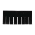 Black, Plastic Divider, 6 PK