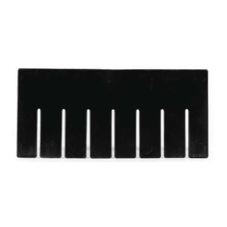 Black, Plastic Divider, 6 PK