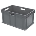 Solid & Stackable Straight Wall Storage Container, 20 gal, 23-3/4 in L x 15-3/4 in W x 12-1/4 in H