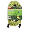SJOW Extension Cord, 12 AWG, Outdoor, 12/3, 1 Outlets, 5-15R, Green, Rubber, 5-15P, 100 ft