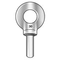 Eye Bolt With Shoulder, Unthreaded, 2-1/2 in Shank, 1-13/16 in ID, Steel, Plain