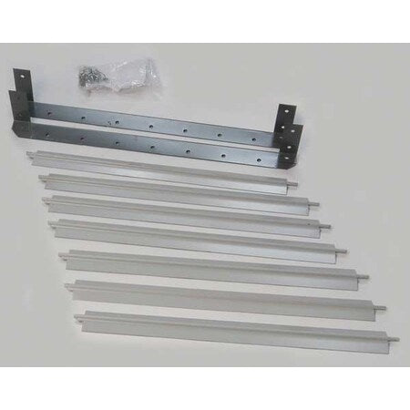Vertical Louver Kits,Gray,16-11/16"" H