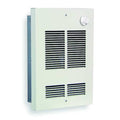 Recessed Electric Wall-Mount Heater, Shallow Recessed or Surface, 1500/2000 W, 208/240V AC, White