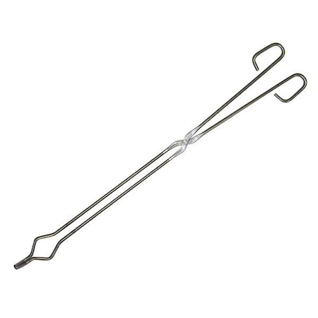 Crucible Tongs, 26 In, Stainless Steel