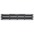 Patch Panel, Cat 6, Rack Mt, 48 Port
