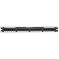 Patch Panel, Cat 6, Rack Mt, 24 Port