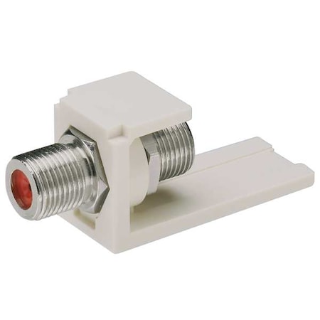 Keystone Jack, 0.6875 in H, White