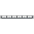 Patch Panel, Mini-Com, Rack Mt, 24 Port