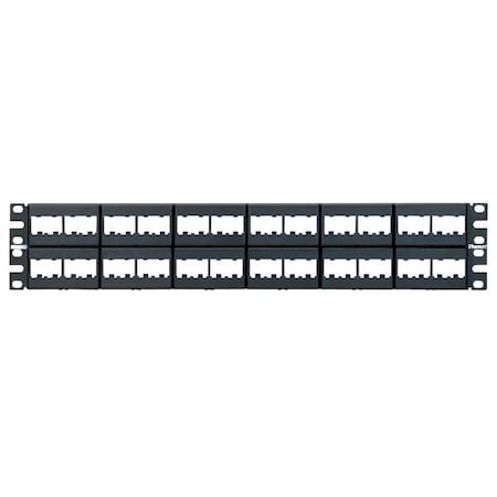 Patch Panel, Mini-Com, Rack Mt, 48 Port