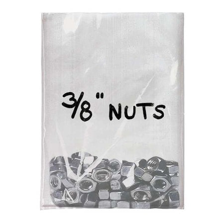 Open Poly Bags, 14" x 10", 2 mil, Clear, None, 1000 PK
