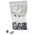 Reclosable Bag, Zip Seal, 5 in L, 3 in W, 4 mil Thick, Low Density Polyethylene (LDPE), Clear