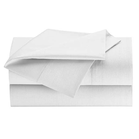 Flat Sheet,Queen,White,93"" W,110"" L,PK6