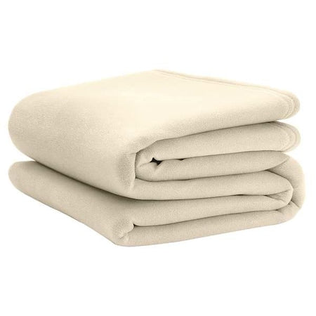 Blanket,King,108x90 In.,Ivory,Pk4