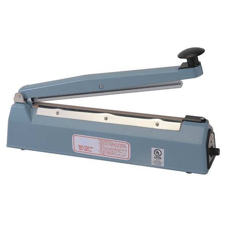 Hand Operated Bag Sealer, Table Top, 8In