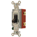 Wall Switch, 4-Way, 120/277V, 20A, Brn, Toggl