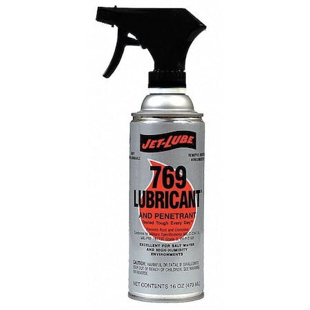 Lubricant, 16 oz, Spray Bottle, Mineral Oil, Amber