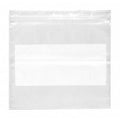 Reclosable Bag, Zip Seal, 5 in L, 5 in W, 2 mil Thick, Low Density Polyethylene (LDPE), Clear